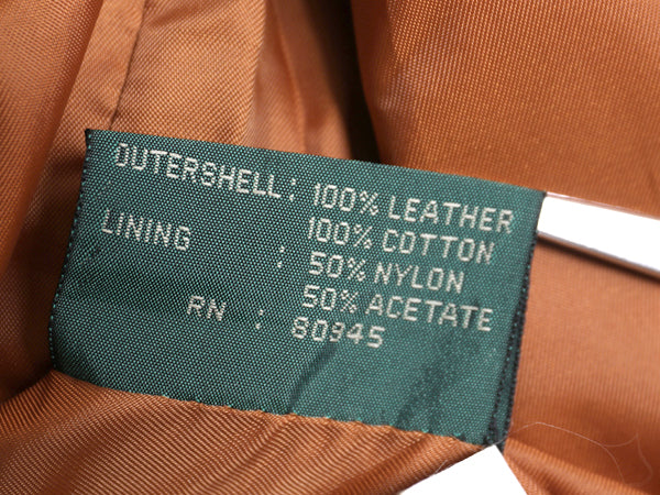 デッドストック 90s オービス 本革 レザー ハンティング ベスト メンズ M 未使用品 オールド 旧タグ ヌバック 前開き 重ね着 多ポケット 茶