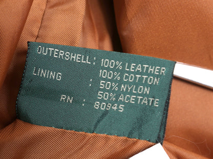 デッドストック 90s オービス 本革 レザー ハンティング ベスト メンズ M 未使用品 オールド 旧タグ ヌバック 前開き 重ね着 多ポケット 茶