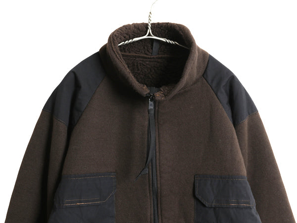 90s 米軍実物 ECWCS GEN1 裏 パイル フリース ジャケット メンズ XL / オールド 93年製 アーミー ミリタリー ベアー ツートン 大きいサイズ