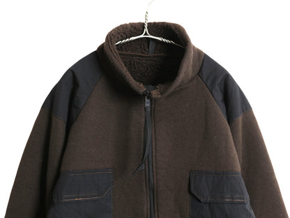 90s 米軍実物 ECWCS GEN1 裏 パイル フリース ジャケット メンズ XL / オールド 93年製 アーミー ミリタリー ベアー ツートン 大きいサイズ