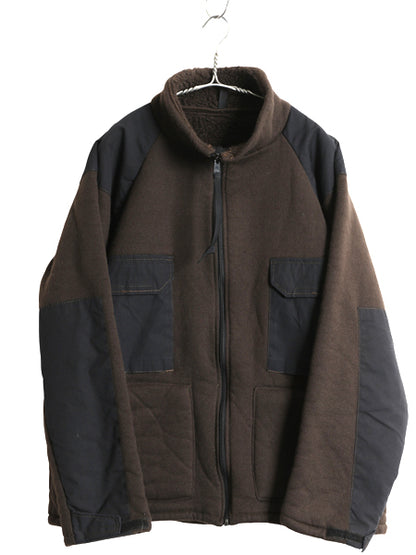90s 米軍実物 ECWCS GEN1 裏 パイル フリース ジャケット メンズ XL / オールド 93年製 アーミー ミリタリー ベアー ツートン 大きいサイズ