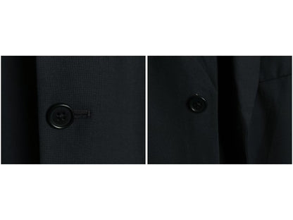 デッドストック ブルックスブラザーズ テーラード ジャケット メンズ L 程/ 新品 ウール ストレッチ ブレザー トラッド シンプル 無地 濃紺