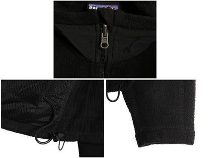 00s パタゴニア R3 ラディアント フリース ジャケット レディース S 古着 オールド 03年製 フルジップ レギュレーター ハイネック ブラック