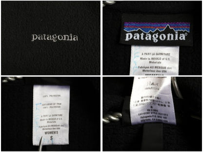 00s パタゴニア R3 ラディアント フリース ジャケット レディース S 古着 オールド 03年製 フルジップ レギュレーター ハイネック ブラック