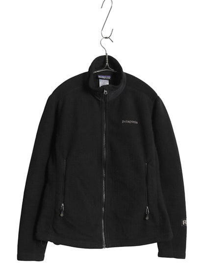 00s パタゴニア R3 ラディアント フリース ジャケット レディース S 古着 オールド 03年製 フルジップ レギュレーター ハイネック ブラック