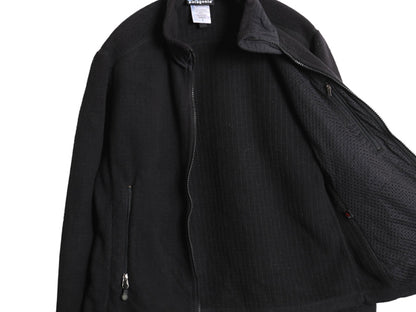 00s パタゴニア R3 ラディアント フリース ジャケット レディース S 古着 オールド 03年製 フルジップ レギュレーター ハイネック ブラック