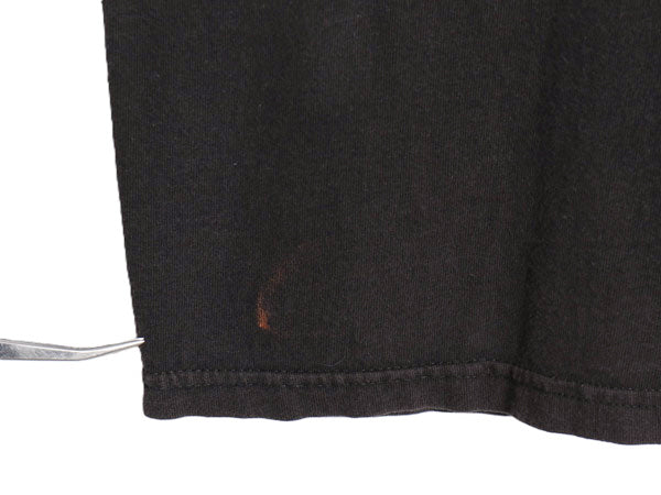 90s 企業 ヤモリ プリント 半袖 Tシャツ メンズ XL オールド ヘビーウェイト コットン カットソー テキーラ キャラクター 大きいサイズ 黒