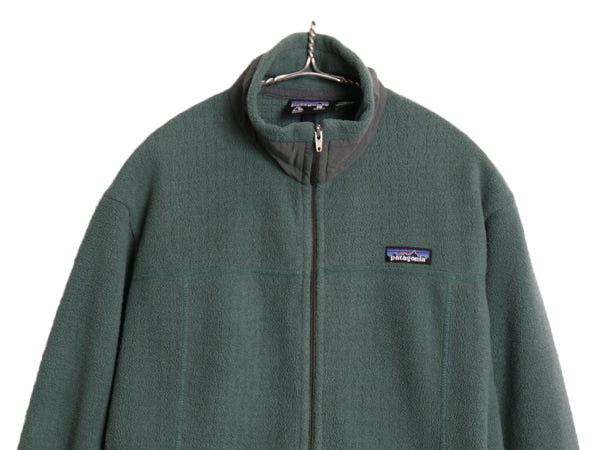90s USA製 パタゴニア R3 ラディアント ジャケット レディース L 古着 99年製 オールド フリース フルジップ レギュレーター ジャンパー 緑