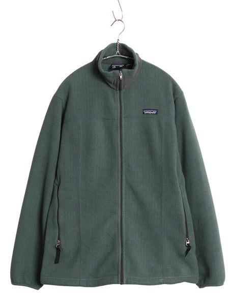 90s USA製 パタゴニア R3 ラディアント ジャケット レディース L 古着 99年製 オールド フリース フルジップ レギュレーター ジャンパー 緑