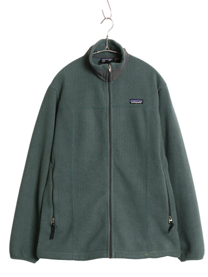 90s USA製 パタゴニア R3 ラディアント ジャケット レディース L 古着 99年製 オールド フリース フルジップ レギュレーター ジャンパー 緑