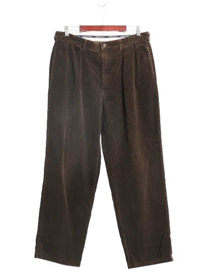 90s ポロ ラルフローレン 太畝 コーデュロイ パンツ 実寸 35 30 / オールド スラックス ストレート ツータック ヘビーウェイト ポロコーズ