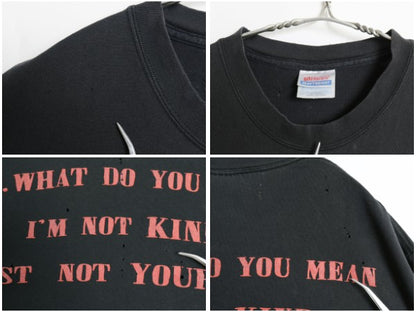 00s メガデス スカル イラスト プリント Tシャツ メンズ L 当時物 オールド オフィシャル バンド ロック メタル グラフィック ヘインズ 黒