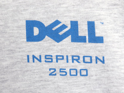 00s ★ DELL イラスト プリント Tシャツ メンズ L 古着 オールド 企業物 当時物 グラフィック ロゴ コンピューター 霜降り グレー ヘインズ