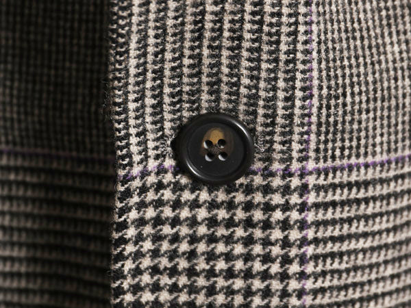 デッドストック ローレン ラルフローレン テーラード ジャケット メンズ XL 程/ ポロ ブレザー ウール チェック 大きいサイズ モノトーン