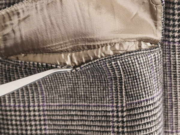 デッドストック ローレン ラルフローレン テーラード ジャケット メンズ XL 程/ ポロ ブレザー ウール チェック 大きいサイズ モノトーン