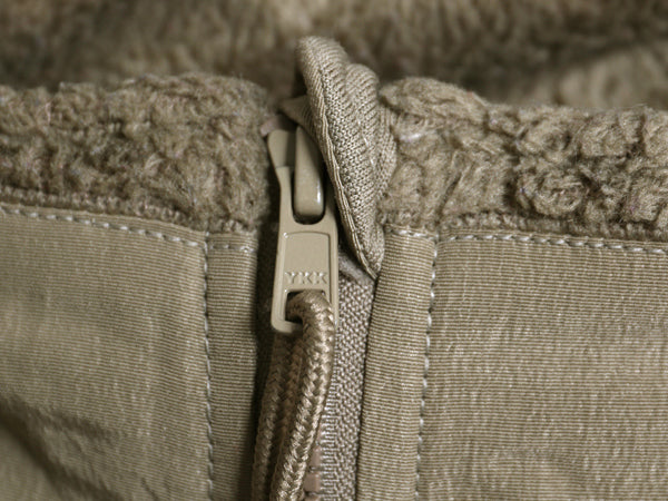 米軍実物 ECWCS GEN3 フルジップ フリース ジャケット LARGE REGULAR 古着 USA製 18年製 毛足 ミリタリー アーミー 軍物 レベル3 コヨーテ