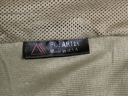 米軍実物 ECWCS GEN3 フルジップ フリース ジャケット LARGE REGULAR 古着 USA製 18年製 毛足 ミリタリー アーミー 軍物 レベル3 コヨーテ