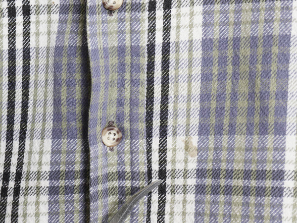 90s DAKOTA チェック 長袖 ヘビー フランネル シャツ メンズ XL 古着 オールド ファイブブラザー ネルシャツ ヘビーウェイト 大きいサイズ