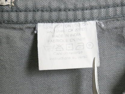 90s ラスティ コットン キャンバス ショートパンツ メンズ 36 / オールド サーフ Y2K ツータック ショーツ 短パン ワンポイント シンプル