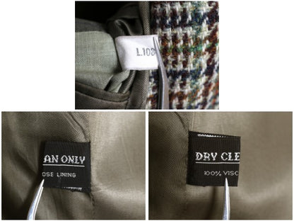 70s DUNN&Co ハリスツイード テーラード ジャケット メンズ XL 古着 旧タグ ヴィンテージ ブレザー ダン社 イギリス製 ヘビーウェイト 厚手