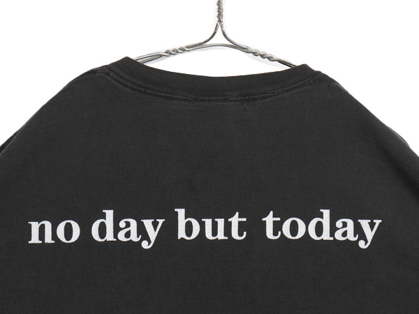 00s RENT 両面 プリント 長袖 Tシャツ メンズ L / 古着 オールド ロンT ロングスリーブ ヘビーウェイト カットソー ミュージカル 当時物 黒