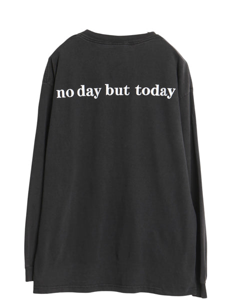 00s RENT 両面 プリント 長袖 Tシャツ メンズ L / 古着 オールド ロンT ロングスリーブ ヘビーウェイト カットソー ミュージカル 当時物 黒