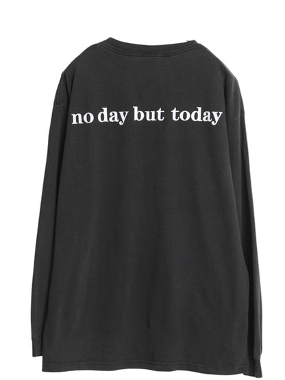 00s RENT 両面 プリント 長袖 Tシャツ メンズ L / 古着 オールド ロンT ロングスリーブ ヘビーウェイト カットソー ミュージカル 当時物 黒