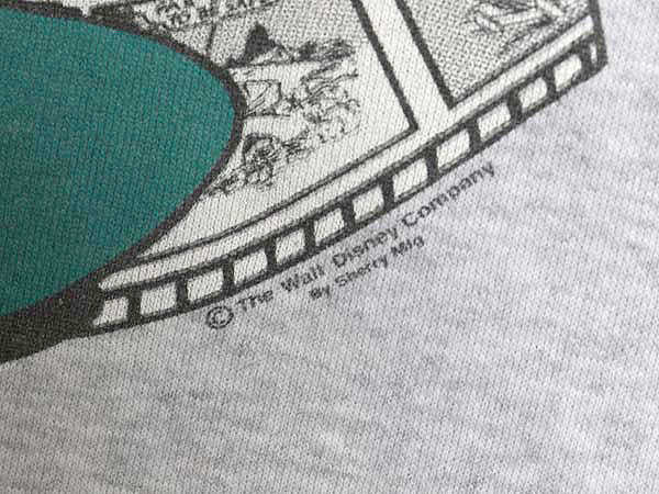 90s USA製 ミッキー イラスト プリント スウェット メンズ レディース XL 古着 オールド ディズニー トレーナー キャラクター 大きいサイズ