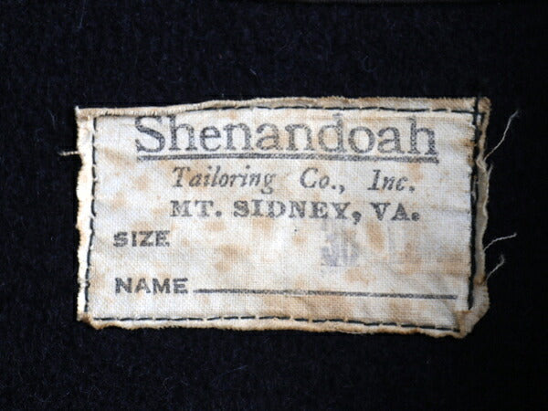 50's ビンテージ ★ Shenandoah シェナンドー フルジップ メルトン ウール スポーツ ジャケット ( メンズ 38 M 程) 50年代 コート ワッペン