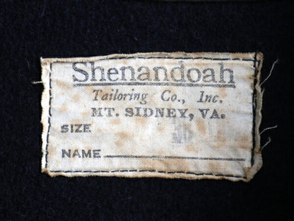 50's ビンテージ ★ Shenandoah シェナンドー フルジップ メルトン ウール スポーツ ジャケット ( メンズ 38 M 程) 50年代 コート ワッペン