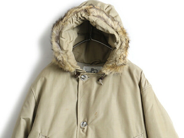 70's USA製 Woolrich ウールリッチ アークティック パーカー グース ダウン ジャケット (M)
