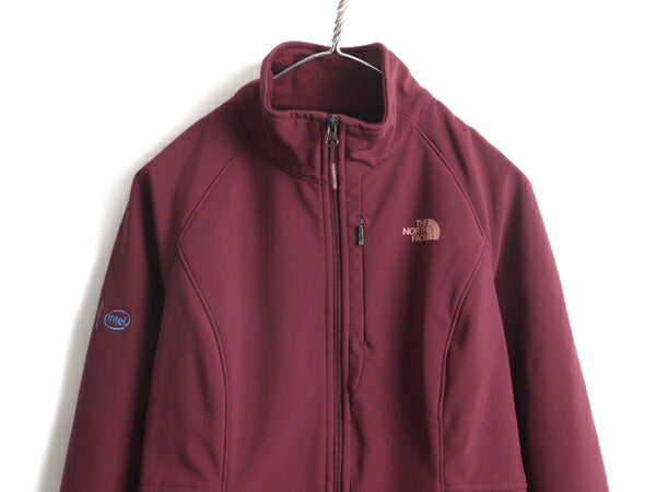 US企画 ■ ノースフェイス WINDWALL APEX ソフトシェル ジャケット ( レディース M ) 古着 The North Face アペックス 裏 フリース 企業物