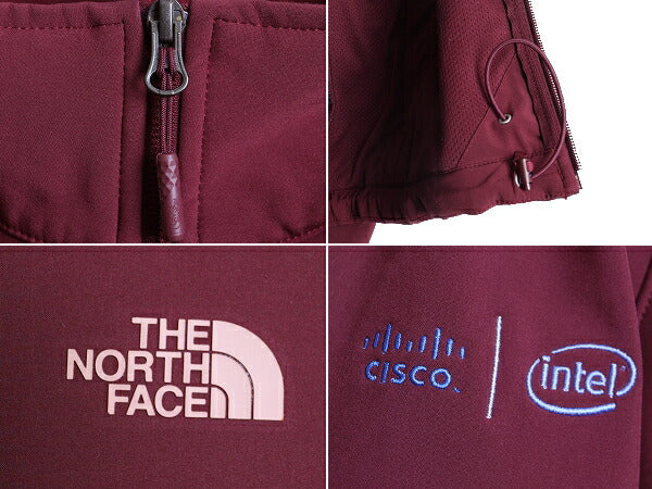 US企画 ■ ノースフェイス WINDWALL APEX ソフトシェル ジャケット ( レディース M ) 古着 The North Face アペックス 裏 フリース 企業物