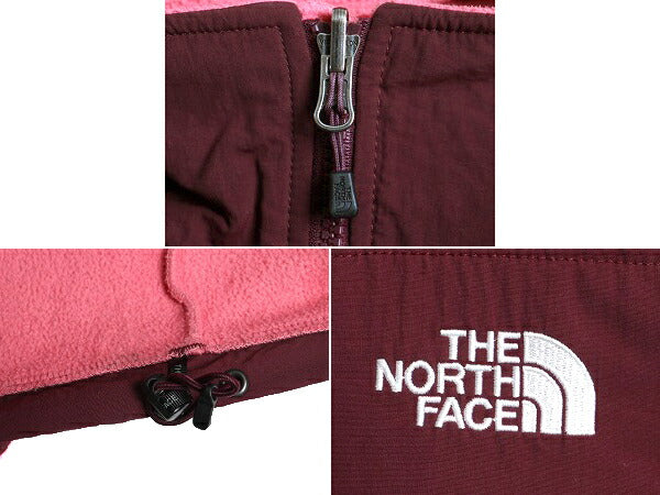 希少サイズ S ■ ノースフェイス フルジップ フリース ナイロン 切替 デナリ ジャケット ( レディース )古着 The North Face DENALI ピンク