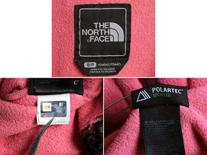希少サイズ S ■ ノースフェイス フルジップ フリース ナイロン 切替 デナリ ジャケット ( レディース )古着 The North Face DENALI ピンク
