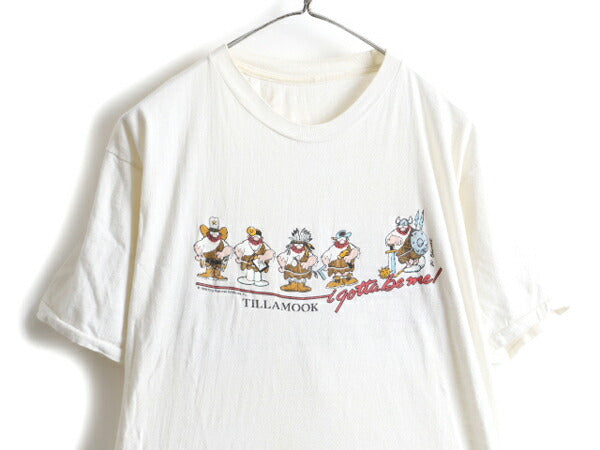 80s Hagar the Horrible ヘイガーザホリブル プリント 半袖 Tシャツ (L程)