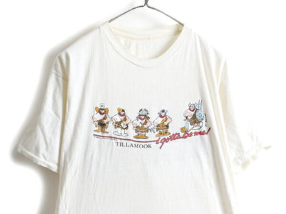 80s Hagar the Horrible ヘイガーザホリブル プリント 半袖 Tシャツ (L程)