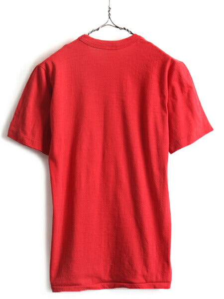 70s ビンテージ ■ コカコーラ プリント 半袖 Tシャツ ( L メンズ レディース 小さめ S 程) 古着 70年代 Coca Cola 企業 当時物 プリントT