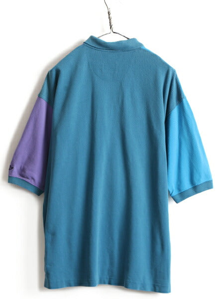 90s 大きいサイズ XL ■ DOCKERS リーバイス クレイジー 鹿の子 半袖 ポロシャツ ( メンズ ) 古着 90年代 ドッカーズ LEVIS 半袖シャツ 3色