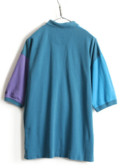 90s 大きいサイズ XL ■ DOCKERS リーバイス クレイジー 鹿の子 半袖 ポロシャツ ( メンズ ) 古着 90年代 ドッカーズ LEVIS 半袖シャツ 3色