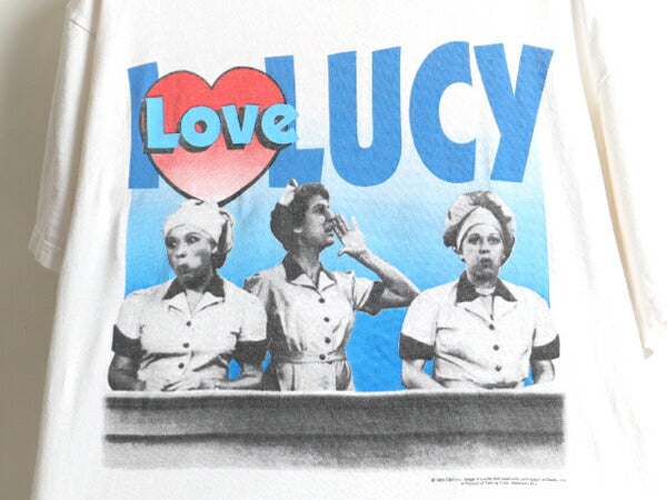 90s I LOVE LUCY アイ ラブ ルーシー ドラマ プリント 半袖 Tシャツ (L)