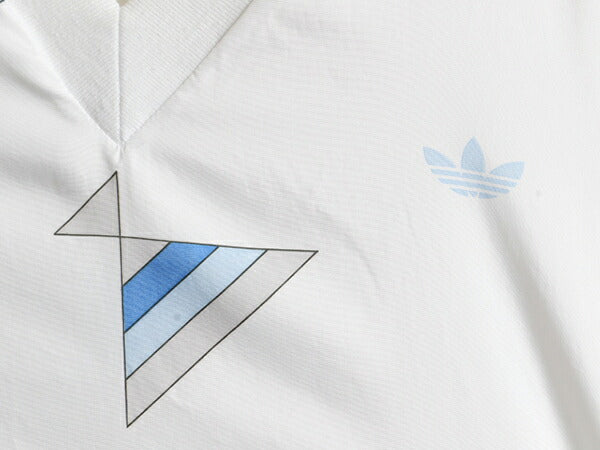 80s USA製 ビンテージ ■ アディダス Vネック ナイロン ベスト ( メンズ S ) 古着 adidas 80年代 プルオーバー ライナー付き トレフォイル