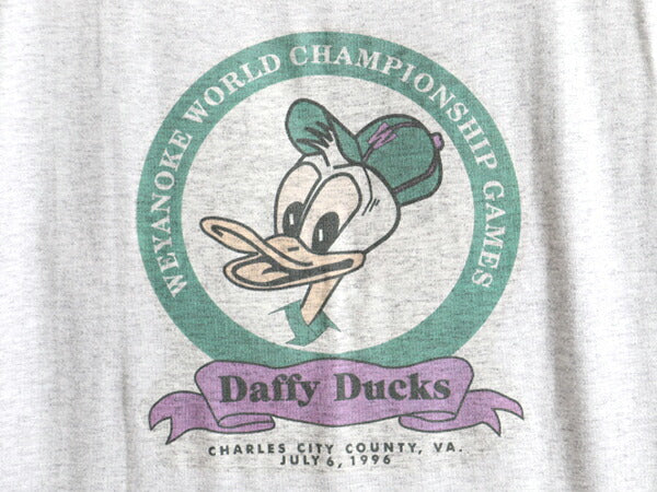 90s USA製 大きいサイズ XL ■ ハンティング キャラクター 両面 プリント 半袖 Tシャツ ( メンズ ) 古着 90年代 オールド プリントTシャツ