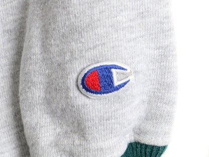 90s USA製 Champion チャンピオン リバースウィーブ リブライン スウェット トレーナー (XL)