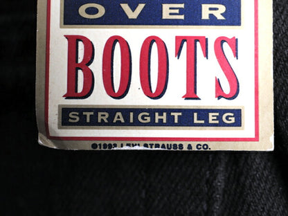 タグ付き 新品 デッドストック 90s USA製 Levis 505 ブラック デニム パンツ レディース S 程/ リーバイス ジーンズ ジーパン ストレート N