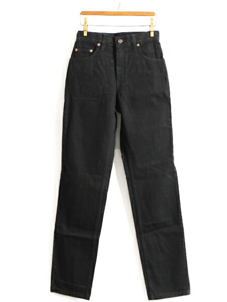 タグ付き 新品 デッドストック 90s USA製 Levis 505 ブラック デニム パンツ レディース S 程/ リーバイス ジーンズ ジーパン ストレート Q
