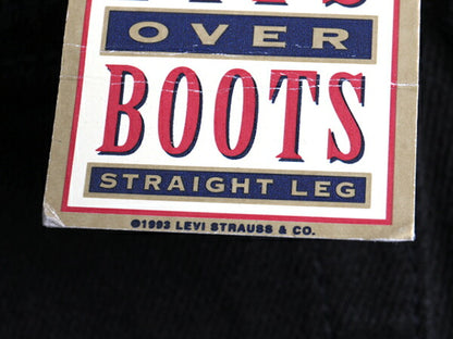 タグ付き 新品 デッドストック 90s USA製 Levis 505 ブラック デニム パンツ レディース S 程/ リーバイス ジーンズ ジーパン ストレート P
