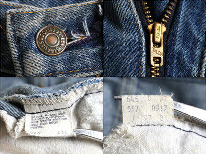 70s Levi's リーバイス 517 0917 フレア デニム パンツ (28×31)