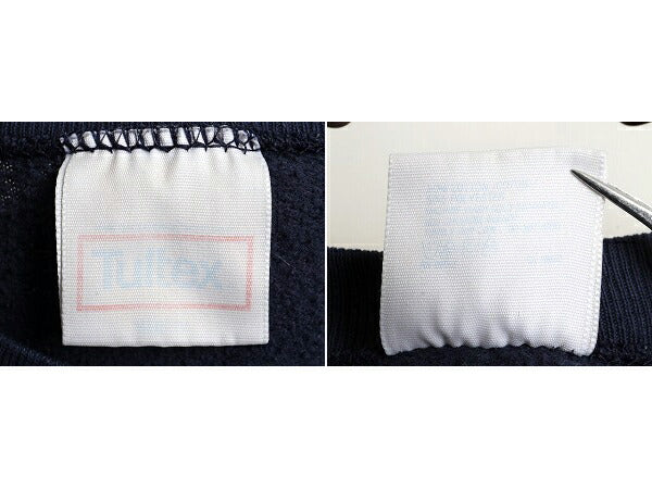 90s USA製 ■ TULTEX NFL ジャイアンツ プリント スウェット ( M メンズ S 程) 古着 90年代 オールド タルテックス トレーナー アメフト 紺