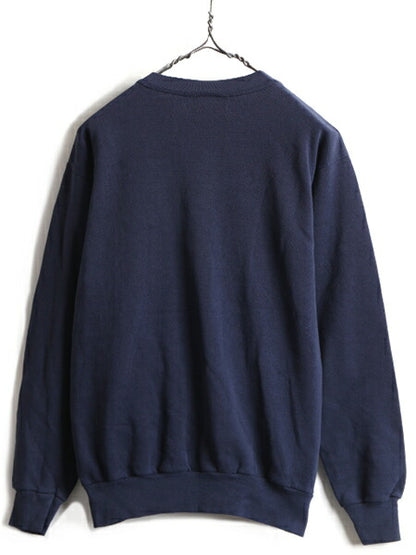 90s USA製 ■ TULTEX NFL ジャイアンツ プリント スウェット ( M メンズ S 程) 古着 90年代 オールド タルテックス トレーナー アメフト 紺